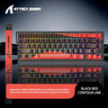 ATTACK SHARK X68HE X68Pro  Teclado Mecânico Magnético para Jogos Profissionais 0,01mm Gatilho Rápido 8000Hz SOCD/Rs 0,125ms Taxa de 128K