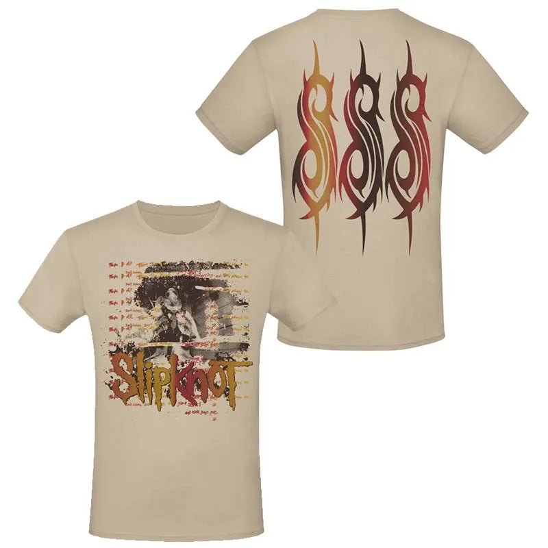 Camiseta Slipknot Gótica 100% Algodão - Estampada Streetwear Unissex