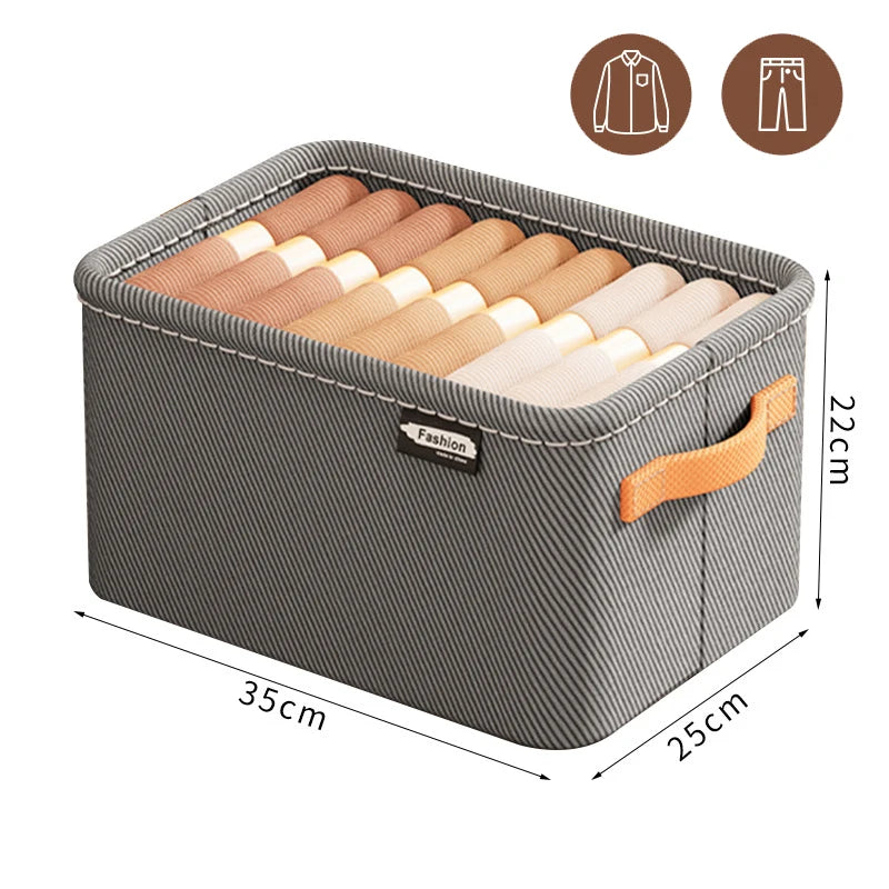 Organizador de Roupas Espesso, Armários para Calças e Suéteres, Organizadores de Gavetas, Caixa de Armazenamento para Jeans, Armários para Armazenamento de Roupas