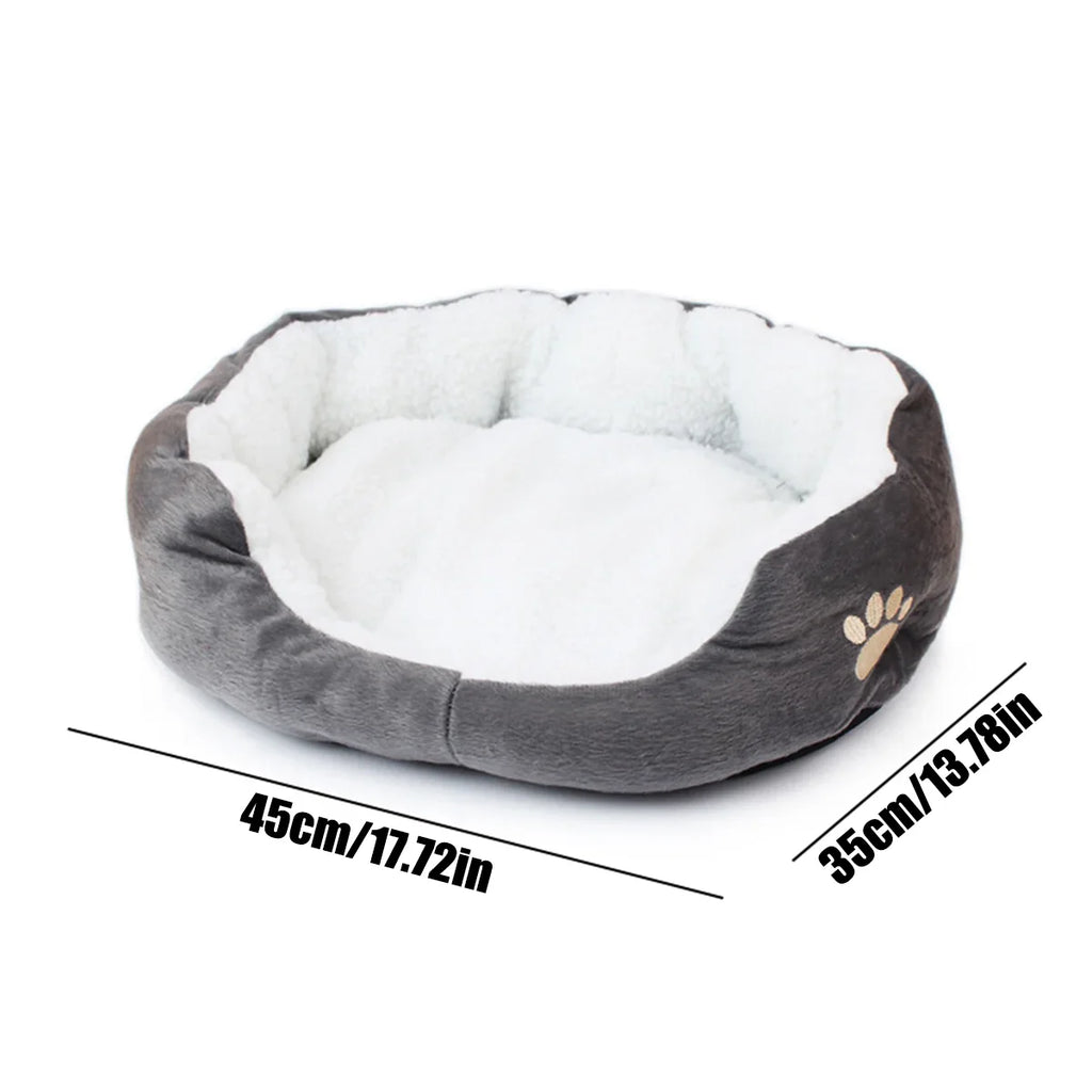 Cama para Cachorro Cama para Gato Camas para Animais de Estimação com Cama de Caverna para Cachorro de Algodão PP Espesso e Sofá Adequado para Pequenos Filhotes de Cachorro e Gato