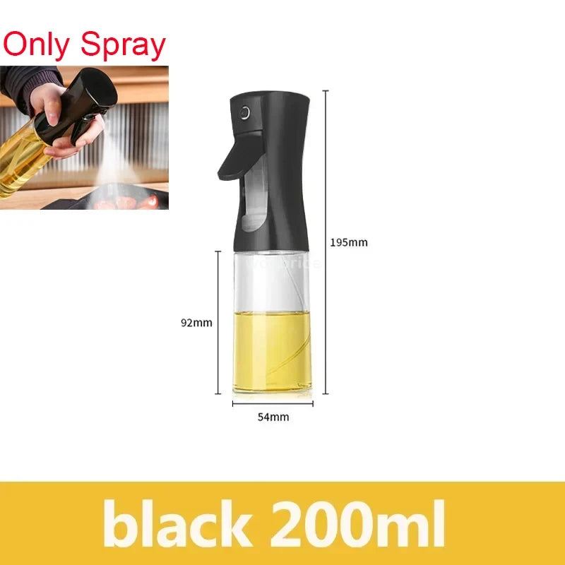 Garrafa de spray para pulverizador de óleo produtos de cozinha dispensador de óleo atomizador para cozinhar garrafa de cozinha para cozinhar saudável cozimento