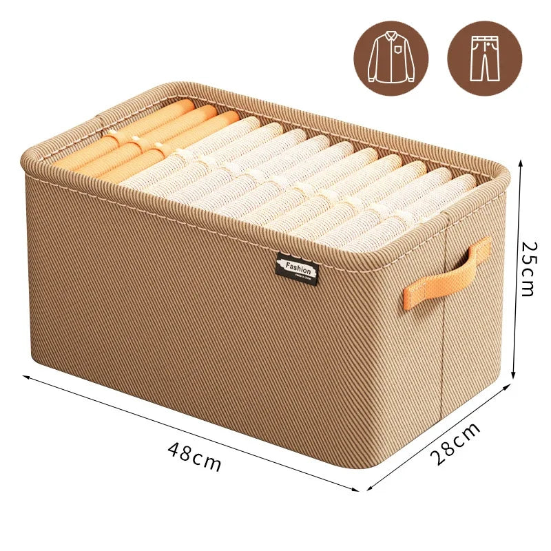 Organizador de Roupas Espesso, Armários para Calças e Suéteres, Organizadores de Gavetas, Caixa de Armazenamento para Jeans, Armários para Armazenamento de Roupas
