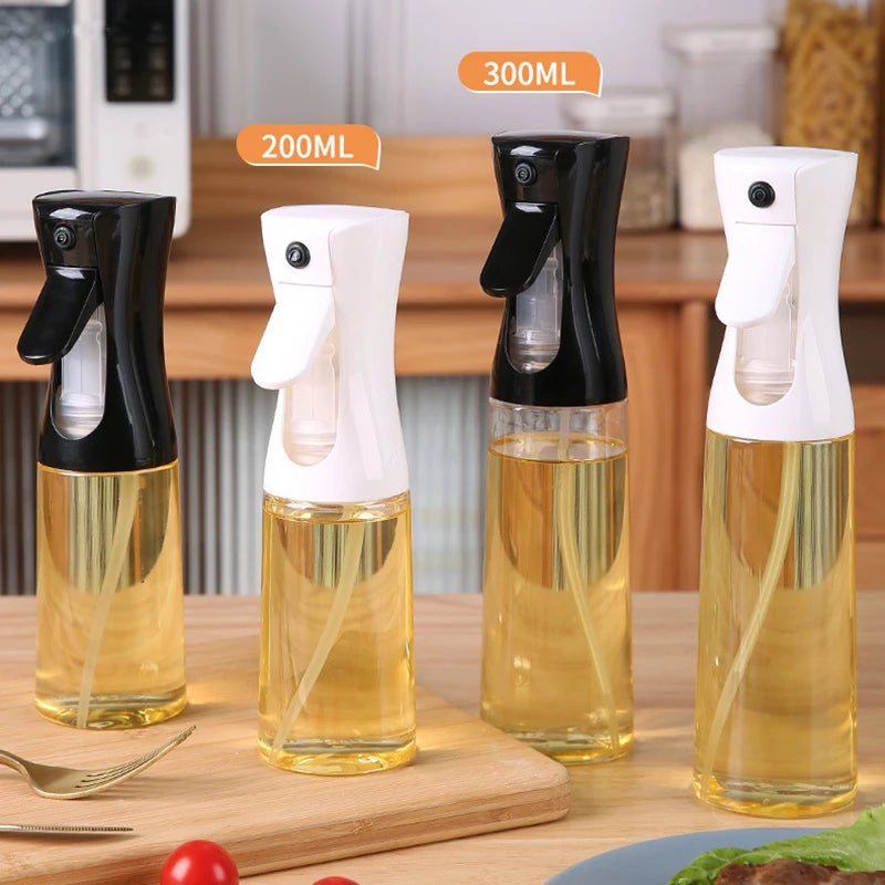1pc 200ml/300ml garrafa de spray de óleo cozinha cozinhar dispensador de azeite de azeitona acampamento churrasco cozimento vinagre molho soja pulverizador recipientes