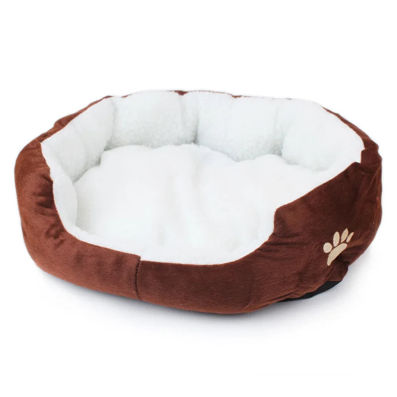 Cama para Cachorro Cama para Gato Camas para Animais de Estimação com Cama de Caverna para Cachorro de Algodão PP Espesso e Sofá Adequado para Pequenos Filhotes de Cachorro e Gato