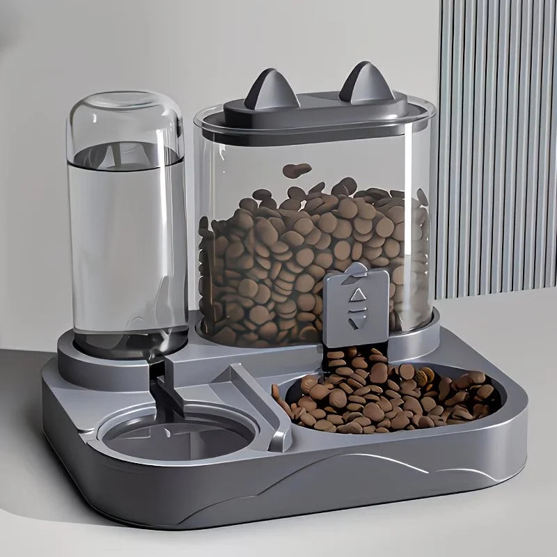 Comedouro Pet 2 em 1 - Bebedouro Portátil para Cães e Gatos