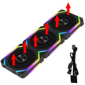 Ventoinha de Resfriamento JUMPEAK CS120 ARGB 360mm 240mm Modular Empilhável PWM Silenciosa 120mm RGB para Caixa de PC Gamer Resfriador de Água