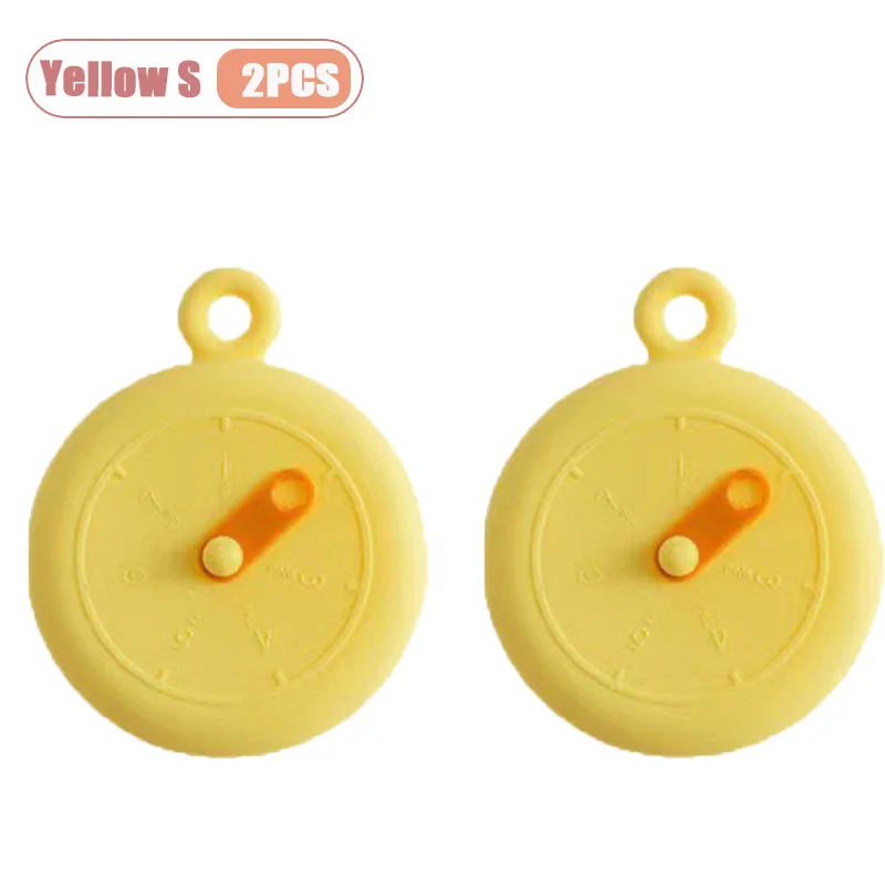 Conjunto de Tampas para Alimentos, Tampas Redondas Resistentes ao Calor, Tampas Universais para Sobras de Refrigerador, Tampas Reutilizáveis para Cozinha