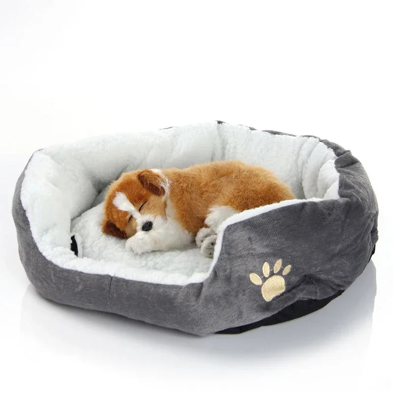 Cama para Cachorro Cama para Gato Camas para Animais de Estimação com Cama de Caverna para Cachorro de Algodão PP Espesso e Sofá Adequado para Pequenos Filhotes de Cachorro e Gato