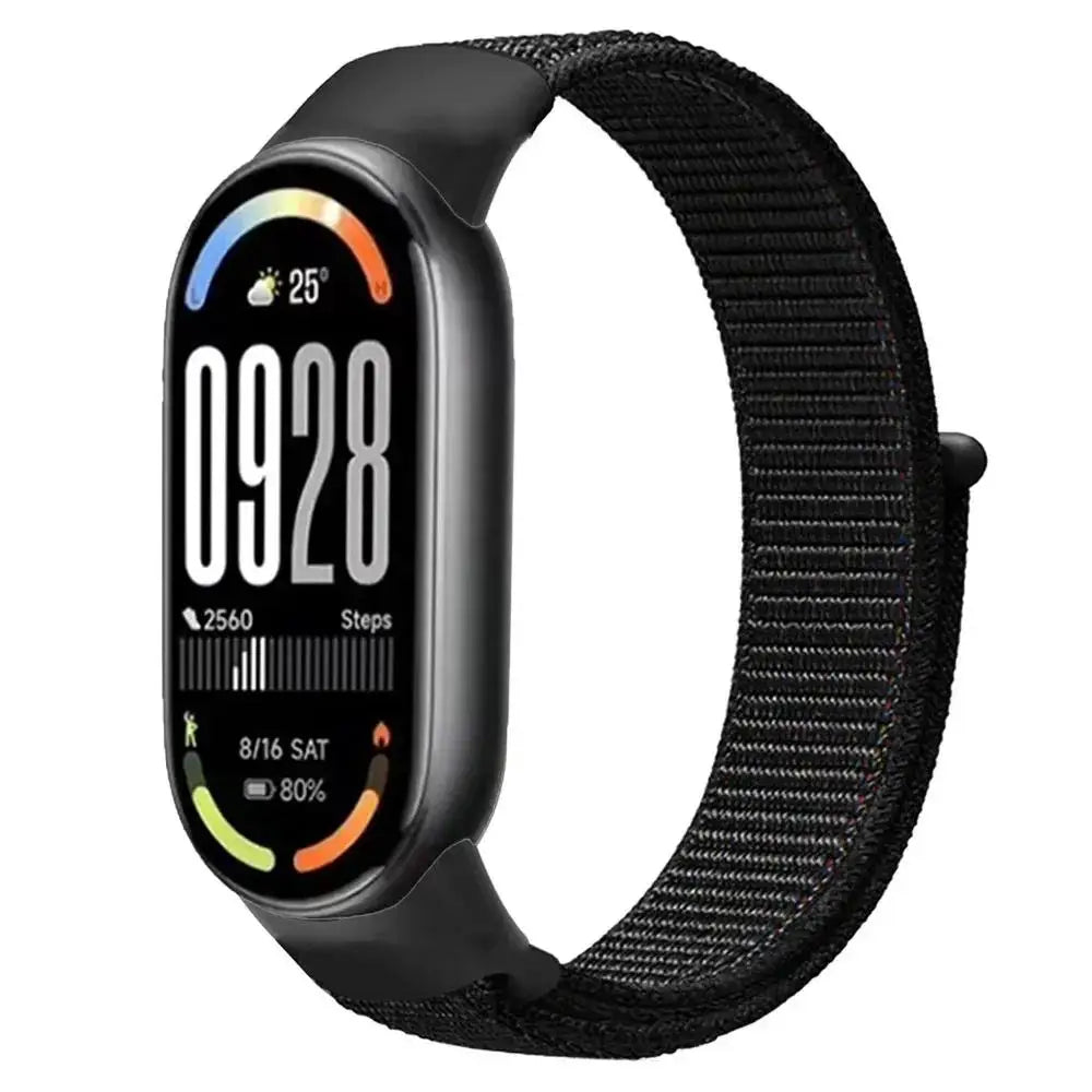 Pulseira Esportiva Nylon Xiaomi Mi Band 8/9/10 NFC - Acessório Smartband