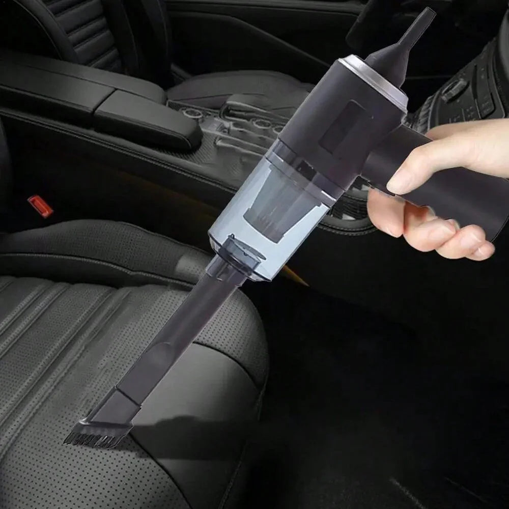 Aspirador de Pó Portátil com Carregamento USB, Alta Potência e Forte Sucção, Mini Aspirador Automático para Carro e Limpeza Diária em Casa