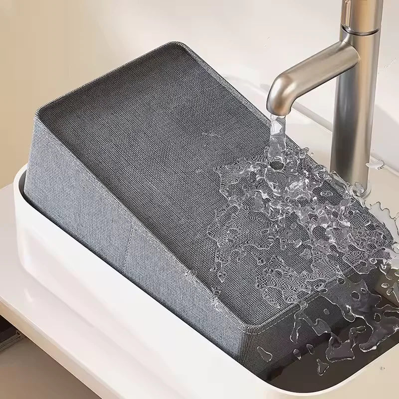 Organizador de Roupas, Caixa de Armazenamento para Calças, Jeans, Brinquedos, Lanches e Diversos, Caixa de Tecido Multifuncional para Cosméticos