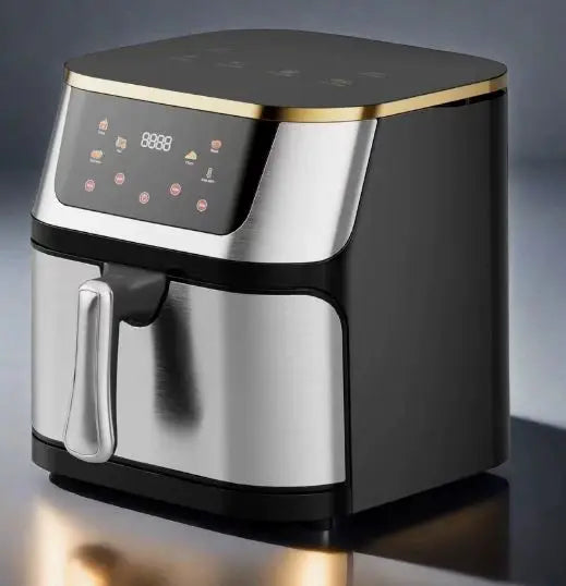Fritadeira Air Fryer 10L Sem Óleo - Elétrica Multifuncional Doméstica