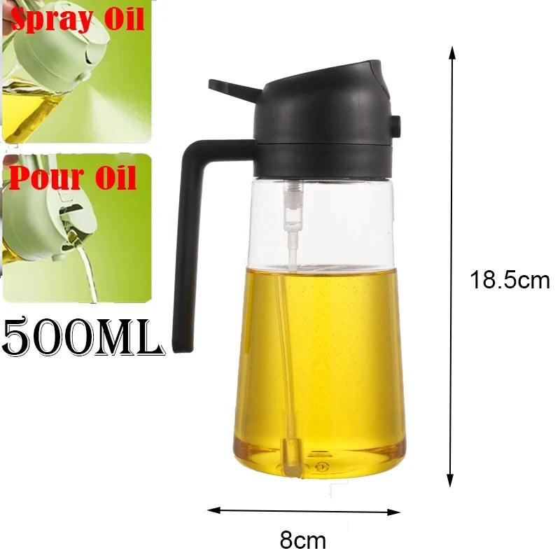 Garrafa de spray para pulverizador de óleo produtos de cozinha dispensador de óleo atomizador para cozinhar garrafa de cozinha para cozinhar saudável cozimento