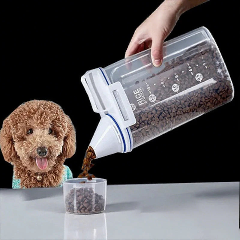 Recipiente Hermético 1.5-2kg para Ração de Cães e Gatos - Anti-Umidade