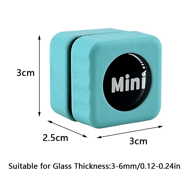 Mini limpador de vidro para aquário, resistente a arranhões, escova magnética para aquário pequeno, vidro e aquário acrílico, 1 peça