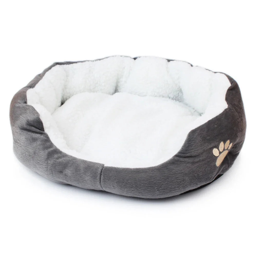Cama para Cachorro Cama para Gato Camas para Animais de Estimação com Cama de Caverna para Cachorro de Algodão PP Espesso e Sofá Adequado para Pequenos Filhotes de Cachorro e Gato