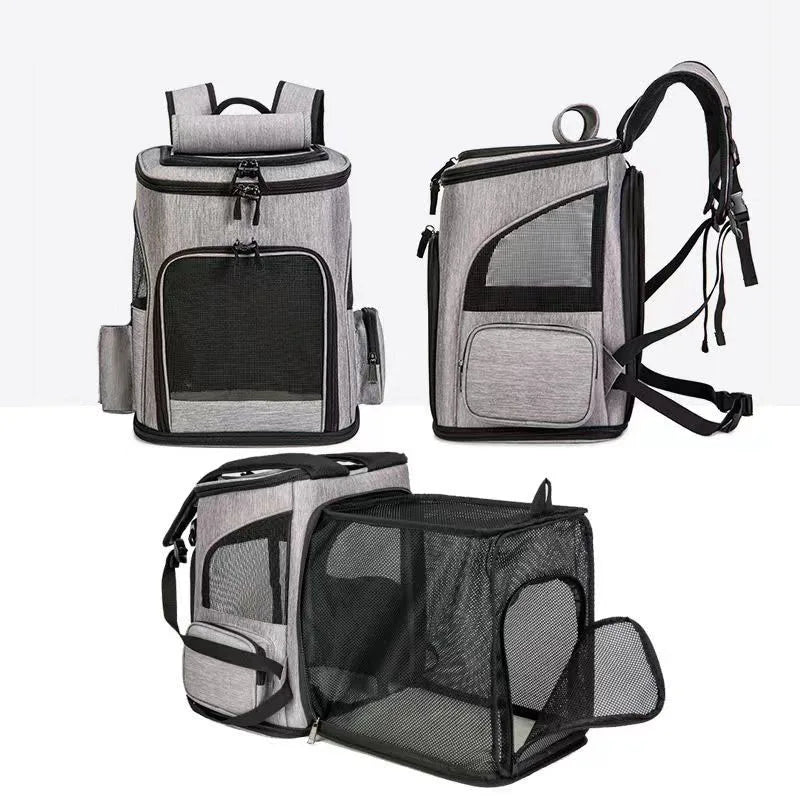 Mochila Bag Transportadora Pet - Dobrável e Respirável