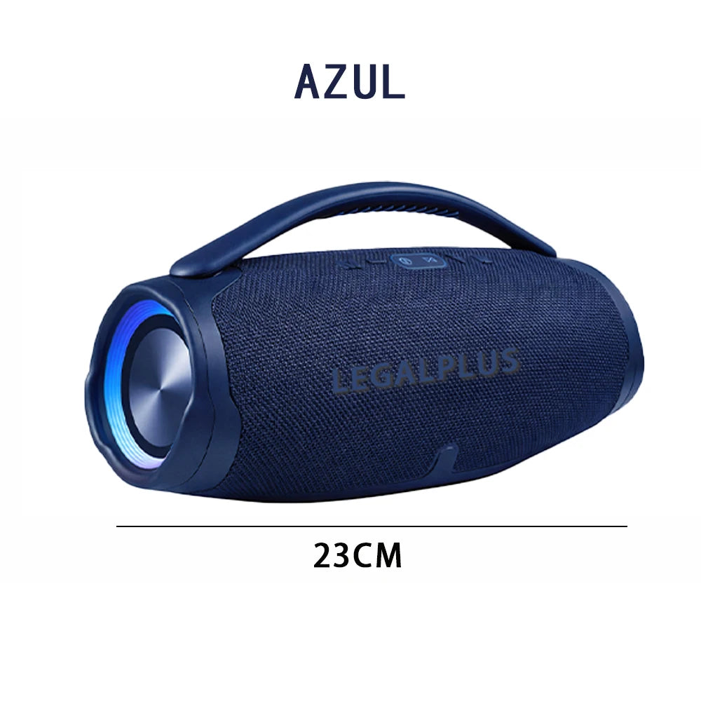 Caixa de Som Bluetooth 70W Portátil Estilo Boombox, Alto Falante Potente Resistente à Água para Festas