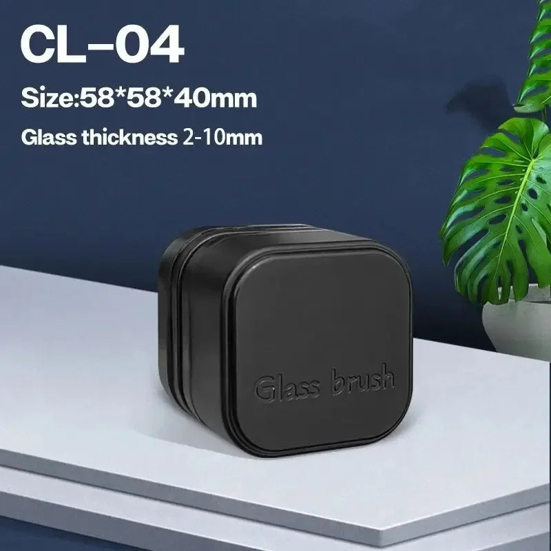 Mini escova magnética quadrada para aquário, limpador de vidro resistente a arranhões, escova magnética para aquário pequeno, tanque de peixes