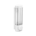 Dispensador Manual de Sabão em Plástico ABS Durável, Branco e Preto, Montado na Parede, Dispensador de Shampoo e Gel, Recipiente de Sabão Líquido para Hotel