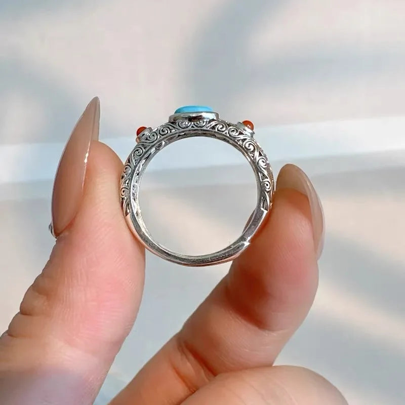Anel Prata 925 Vintage Feminino - Zircônia Brilhante Noivado