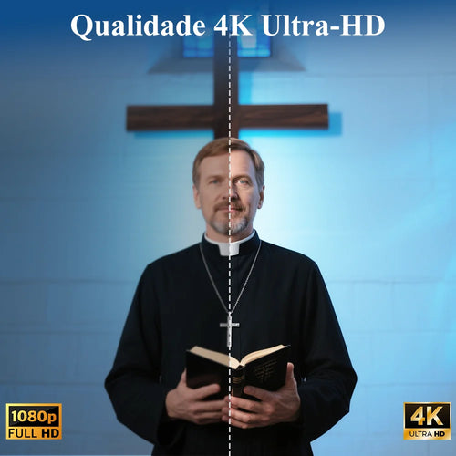 Câmera KATOVJJTS 4K PTZ com POE USB3.0 AI Framing HDMI Câmera de Vídeo Profissional para Conferências e Transmissão ao Vivo na Igreja
