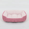Cama Pet Quadrada Pelúcia - Sofá Confortável para Cães e Gatos