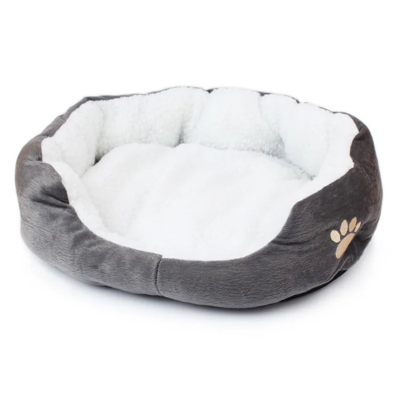 Cama para Cachorro Cama para Gato Camas para Animais de Estimação com Cama de Caverna para Cachorro de Algodão PP Espesso e Sofá Adequado para Pequenos Filhotes de Cachorro e Gato