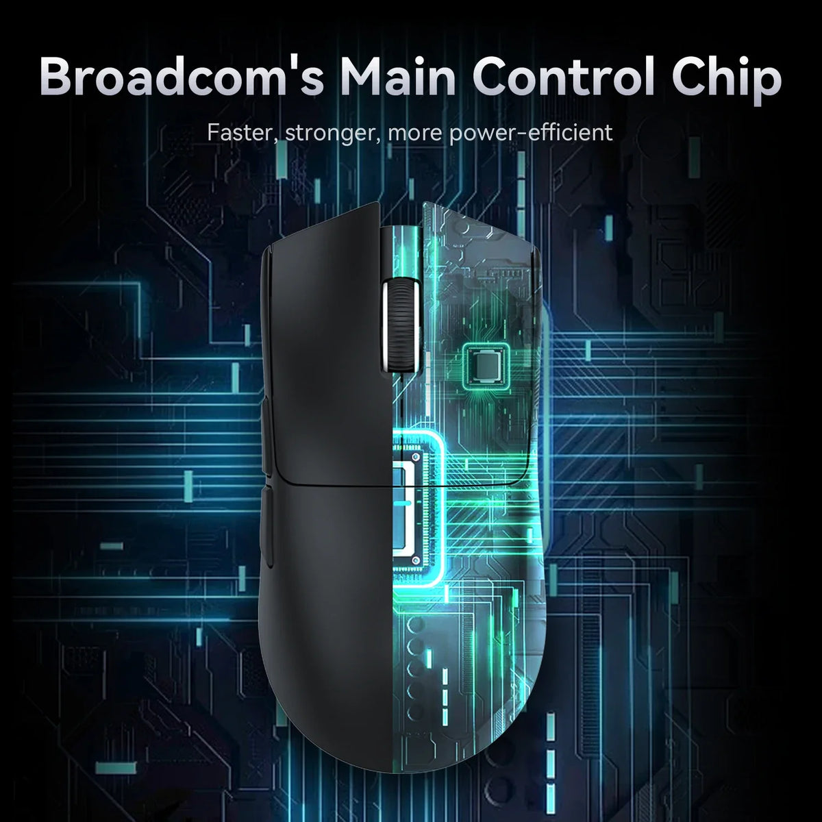 Mouse Gamer Sem Fio Attack Shark R1/X11, 18K DPI PAW3311, Ergonômico, Leve, Tri-Modos Bluetooth 2.4GHz USB, para PC/Notebook