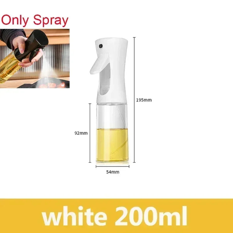 Pulverizador de óleo em spray de plástico 2 em 1, 500ml, garrafa, dispensador de óleo, galheteiro, churrasco, cozinha, assar, piquenique, ferramenta de cozinha