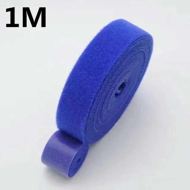 Cabo Organizador Enrolador De Fita, Gerenciamento De Fios, Fone De Ouvido, Cabo Do Mouse, Gravatas Protetor para iPhone, Xiaomi, Samsung, 1 m, 5m