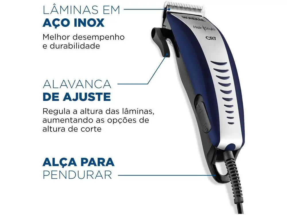 Máquina de Cortar Cabelo Mondial Hair Stylo-220V
