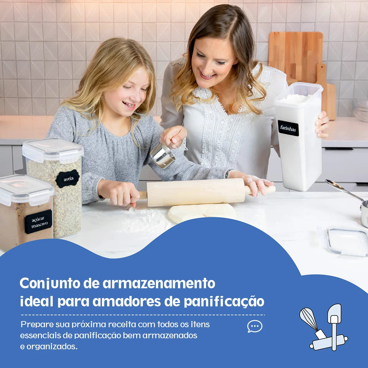 Conjunto de 200/1400/2000/12800 ml: 15 potes herméticos para armazenamento na cozinha, recipientes para armazenamento de cereais