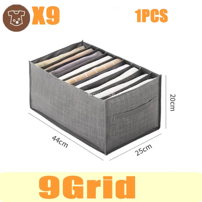 Organizador para Gavetas Organizador de Roupas Calças  Caixa de Armazenamento para Calças, Organizador de Gaveta para Calças Jeans, Meias, Roupa Íntima  Armazenamento de Guarda-Roupa para Camisetas
