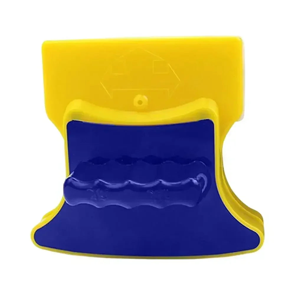 Limpador de vidro magnético durável, limpador de dupla face, limpeza doméstica com corda de segurança de 1,2 m para lavagem de janelas de banheiro