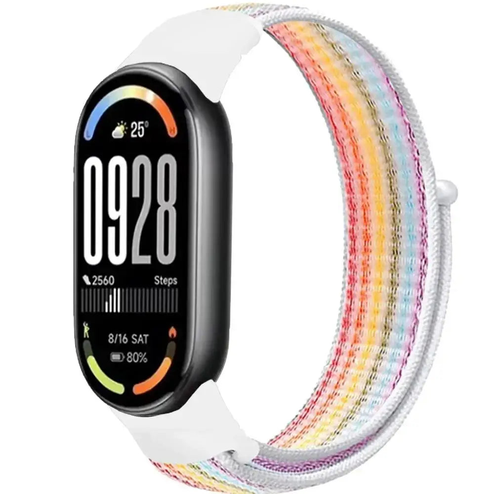 Pulseira Esportiva Nylon Xiaomi Mi Band 8/9/10 NFC - Acessório Smartband