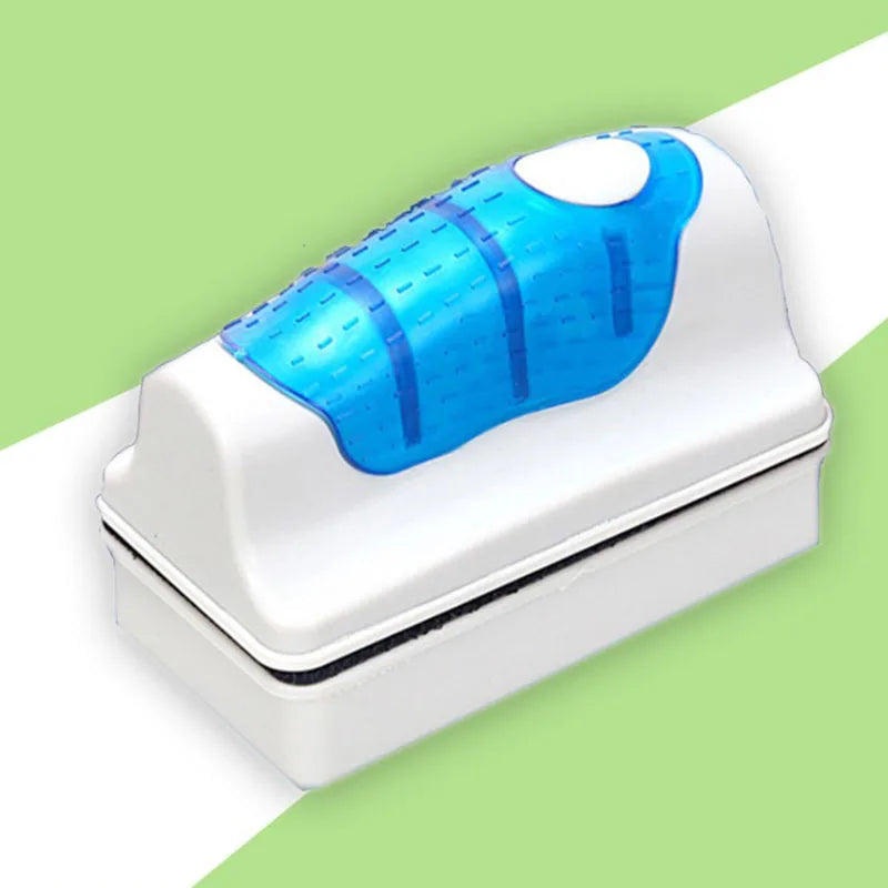 Escova magnética para aquário, tanque de peixes, flutuante, janela de vidro limpa, raspador de algas, escova de limpeza, acessórios para aquário